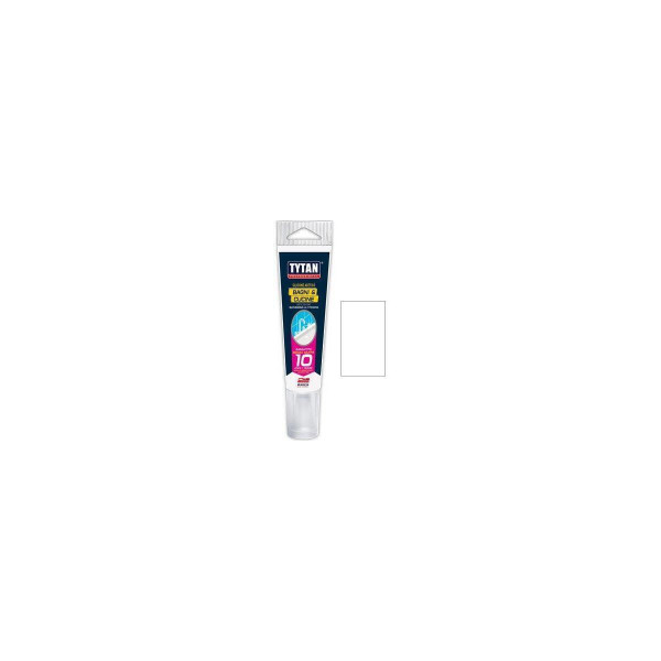 Silicone Acetico Bagni e Cucine Tytan Antimuffa Bianco 60ml - Sigillatura Perfetta e Protettiva!