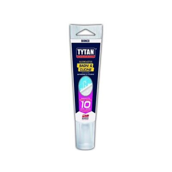 Silicone Acetico Bagni & Cucine Tytan Antimuffa Trasparente 60ml - Sigillatura Perfetta e Protettiva!