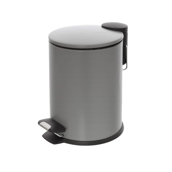 PATTUMIERA COVER SLIM TONDA 3L GRIGIA 