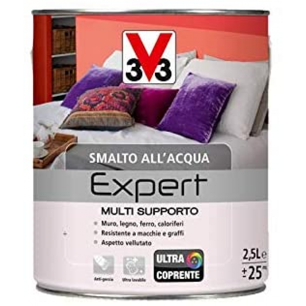 V33 SMALTO MULTISUPPORTO EXPERT BIANCO GHIACCIO FLACONE DA 500 ML 