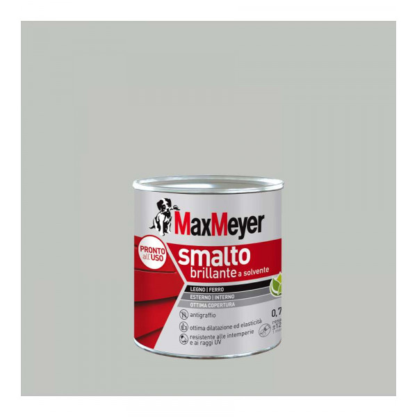 MAXMEYER SMALTO SOLVENTE BRILLANTE GRIGIO CHIARO FLACONE DA 750 ML 