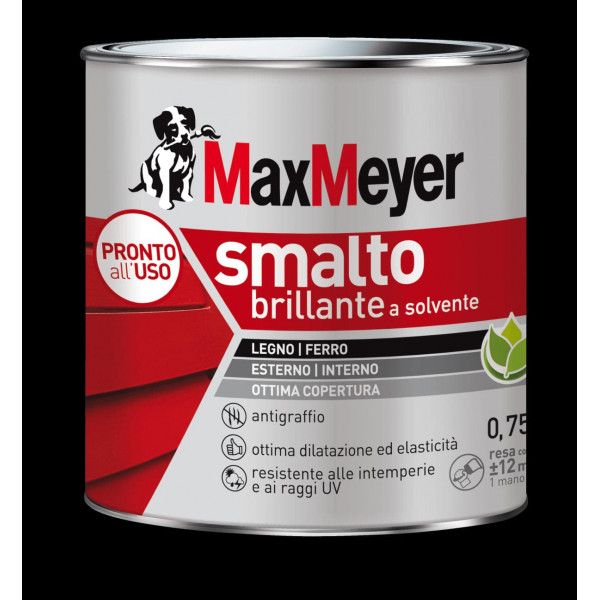 SMALTO SOLVENTE BRILLANTE VERDE MUSCHIO FLACONE DA 750 ML