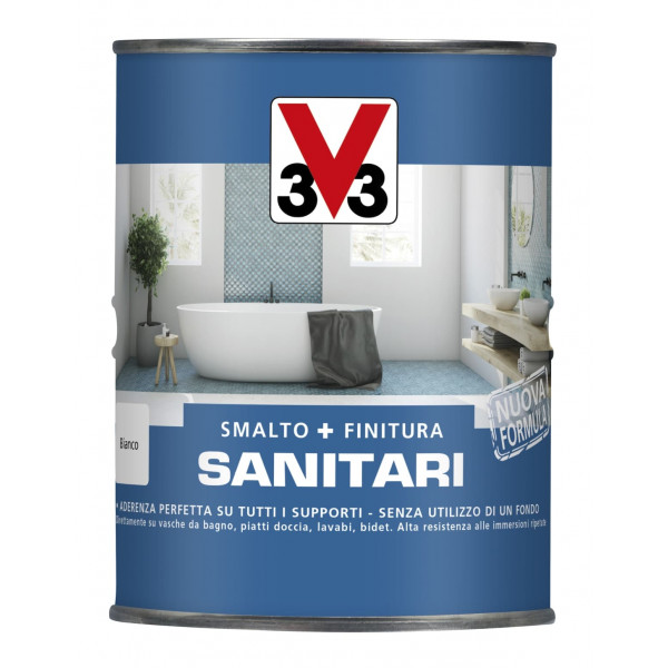 Smalto per sanitari bicomponente bianco flacone da 500 ml
