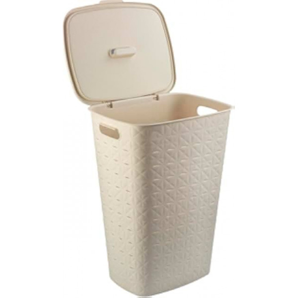 Portabiancheria Softex bianco gesso litri 56 Keter