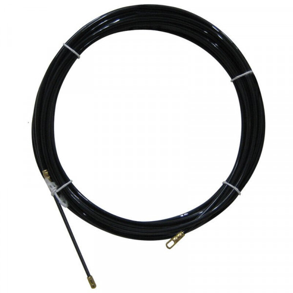 SONDA TIRACAVI NYLON NERA MM. 4  20 MT