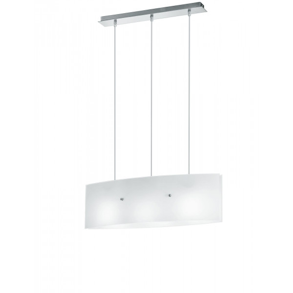 Sospensione Amsterdam Bianca 3xE27 63x20x20cm