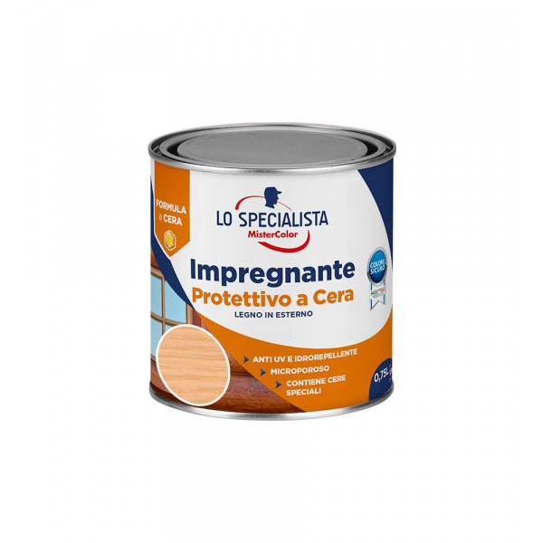 LO SPECIALISTA IMPREGNANTE CERA SOLVENTE FLACONE DA 750 ML 
