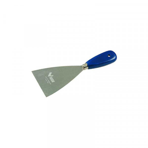 vigor spatola per stuccatori manico in legno blu mm. 20