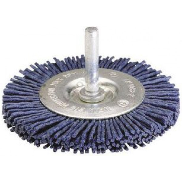 WOLFCRAFT SPAZZOLA  A DISCO NYLON ATTACCO ESAGONALE  D.75 MM 