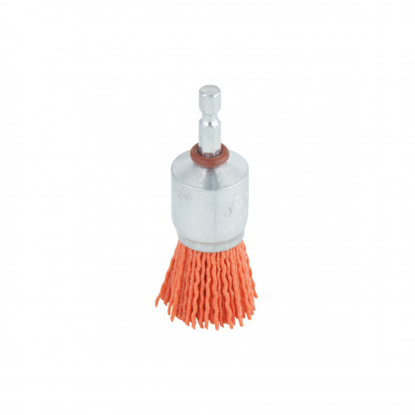 Wolfcraft  Spazzola a pennello con filo di nylon D.25mm Gambo 6 mm  