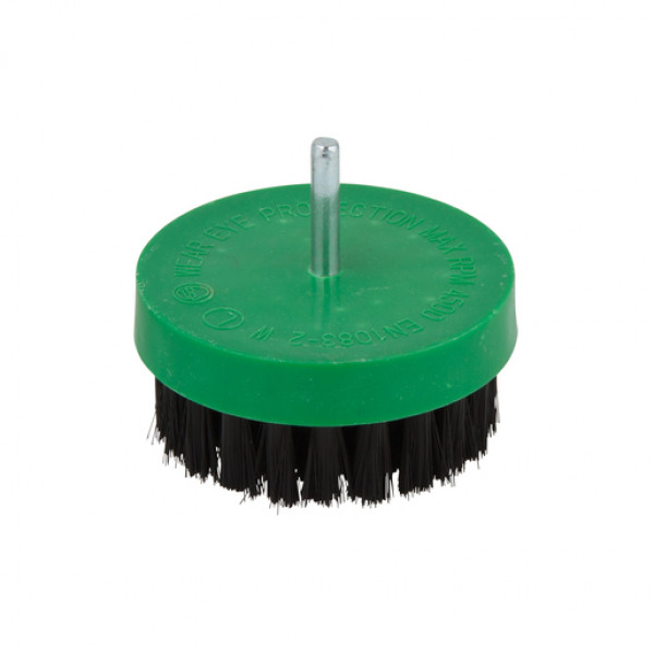 Wolfcraft Spazzola di lucidatura in nylon Diametro 80 mm 