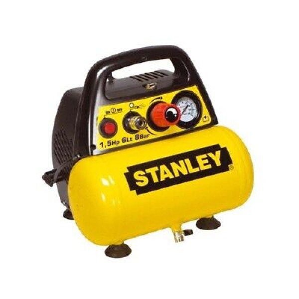 Stanley dn 200/8/6 compressore aria portatile 6 lt 15 hp 
