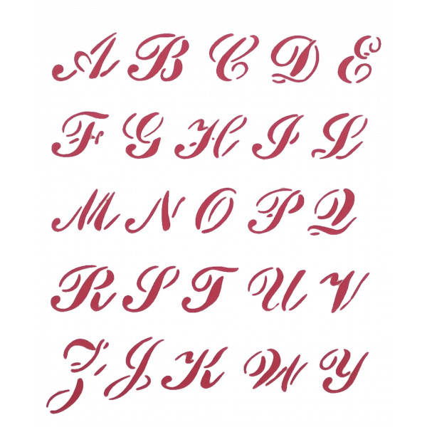STENCIL EASY A/4 339 ALFABETO