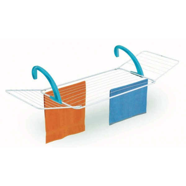 Stendibiancheria da balcone in acciaio modello  DINO 180X55 cm 