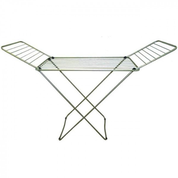 Stendino biancheria a cavalletto Acciaio Inox  180x52x110 cm 