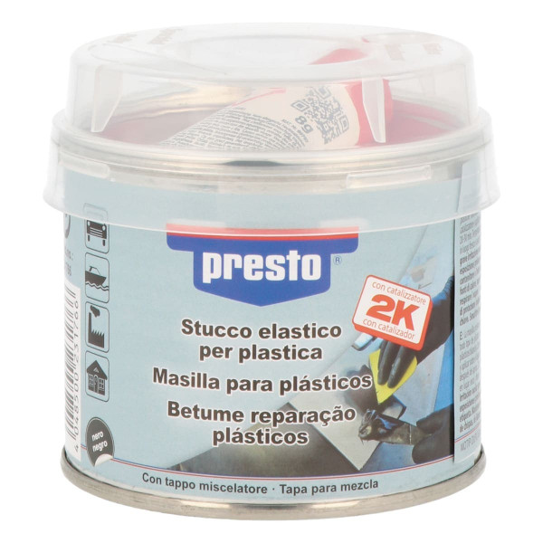 STUCCO ELASTICO PER PLASTICA BARATTOLO DA 250 GR
