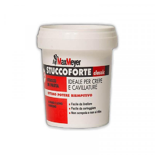 MaxMeyer Stuccoforte   Stucco in pasta per interni  bianco confezione da 1 KG 