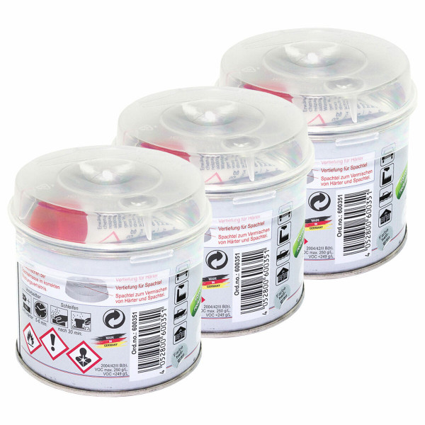 Presto 2 K Alu-spachtel/metall-spachtel 242g indurente 8g 250g 