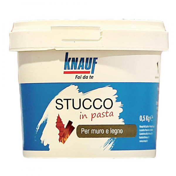 Knauf Stucco in pasta per muro/legno e stucco fine per superfici confezione da 5 kg 