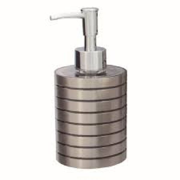 Style dispenser bronzo cilindrico in abs con finitura metallica