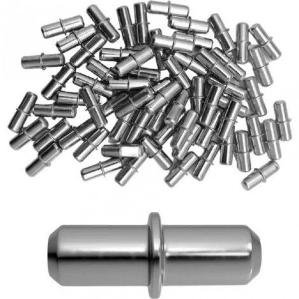 Supporti reggipiano oreca acciaio nichelato d. 5mm confezione da 20 pz 