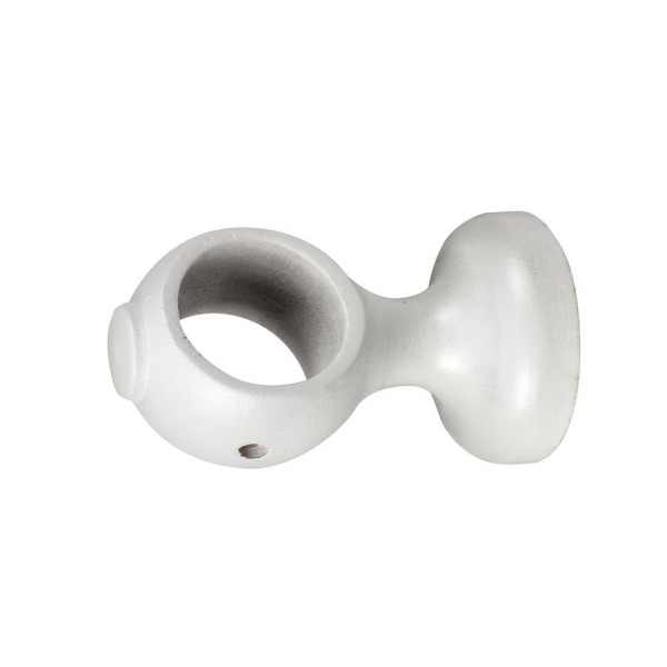 Supporto monoblocco chiuso 5 cm in legno bianco 