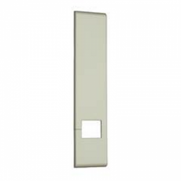 PLACCA NYLON BIANCA  COPRIAVVOLGITORE mm 260x58