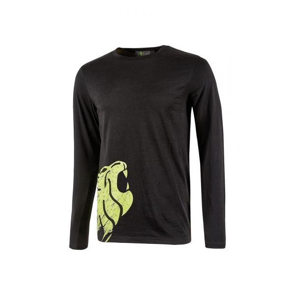 U-POWER T-Shirt maniche lunghe Alien Black carbon Tg. XL