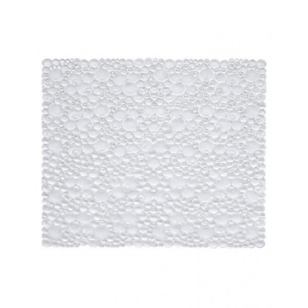 Tappeto antiscivolo in pvc bolle trasparente 54x54cm