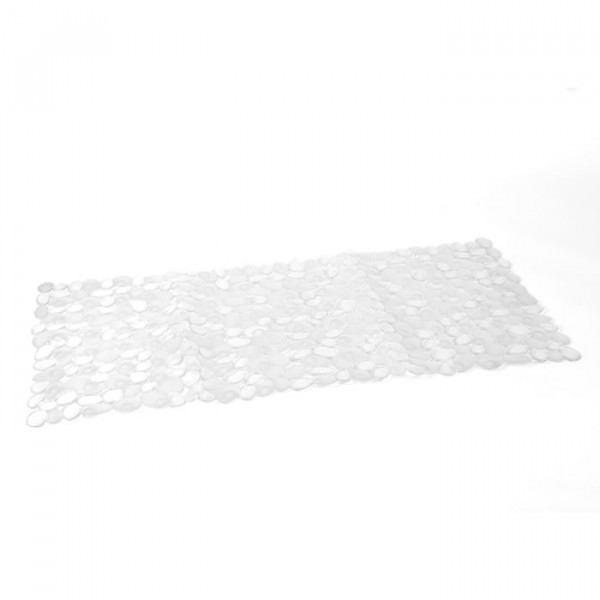 Tappeto antiscivolo vasca 35x70 cm River trasparente