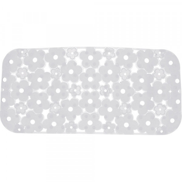 Margherita tappeto antiscivolo vasca 35x72 cm trasparente