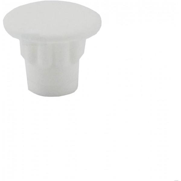 TAPPI COPRI FORI 5MM PLASTICA BIANCA 