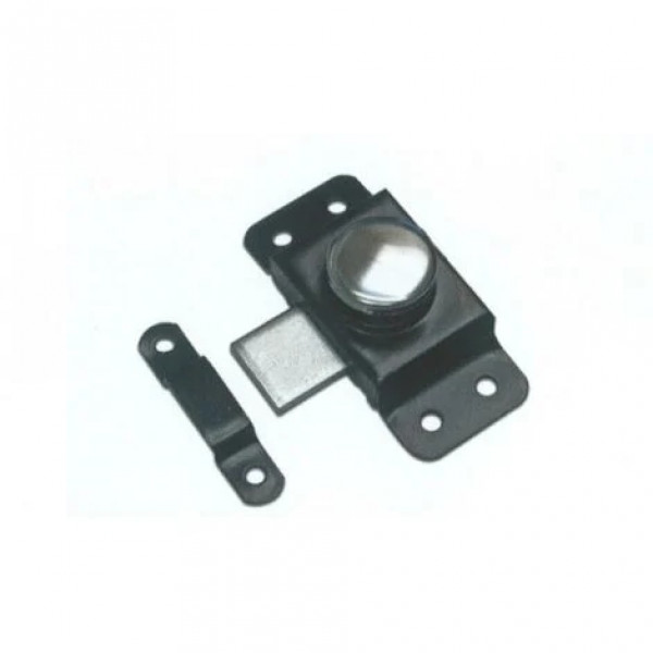 TARGETTES 20MM CONCONTROPIASTRA  ACCIAIO NERO POMOLO ZINCATO 