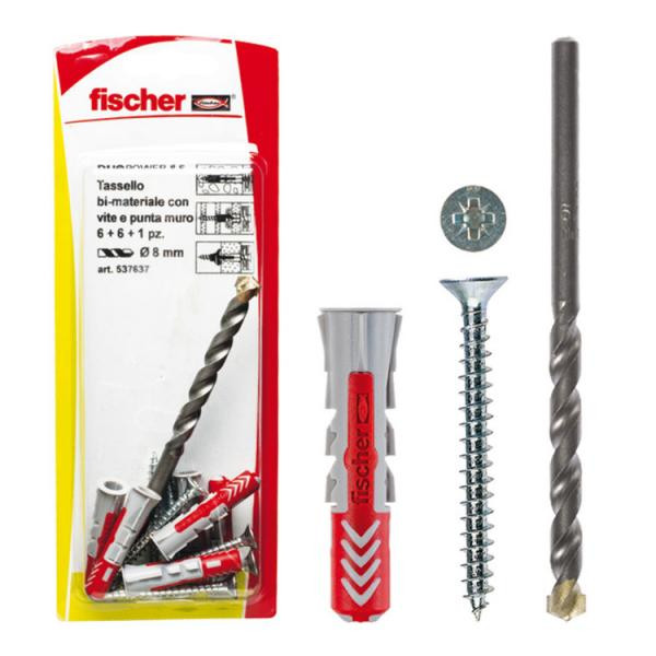 TASSELLI DUOPOWER UNIVERSALI CON VITE  W100 5K IN BLISTER