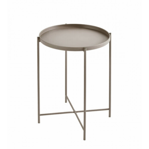 Tavolino Frosty grigio 37x50 cm Dimo