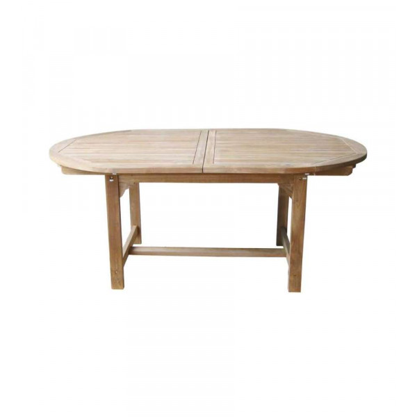 Tavolo allungabile in legno teak Greenwood Alicudi OT503 180/240X120 cm 