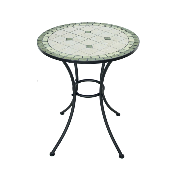 VERDELOOK TAVOLO MOSAICO EMERALD D.60CM H73CM