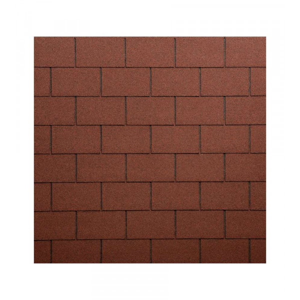 Bardoline tegole canadesi rectangular rosso 2,32 mq