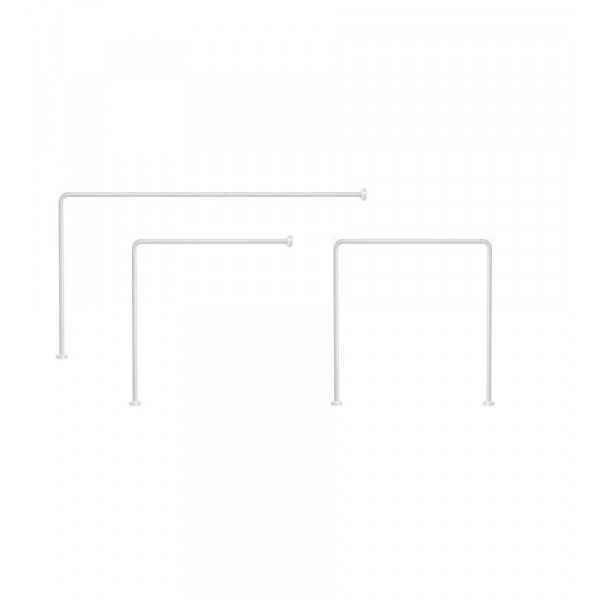 Gedy telaio universale bianco alluminio 2x170x80 cm