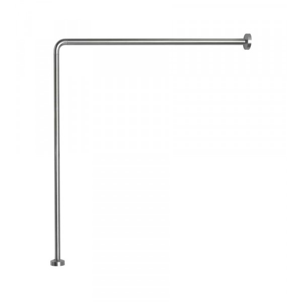 Telaio angolare doccia 80x80 cm alluminio anodizzato