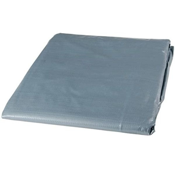 Telo occhiellato in polietilene 10x6m grammatura 180 g grigio 