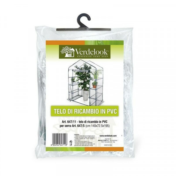 Telo di ricambio Verdelook per serra Parete 100x200x215 cm. 
