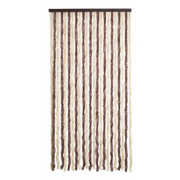 VERDELOOK TENDA CINIGLIA BEiGE E MARRONE 100X220 CM 