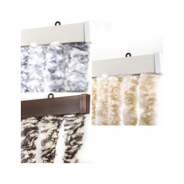 Tenda in ciniglia 100x220 cm  beige mix verdelook