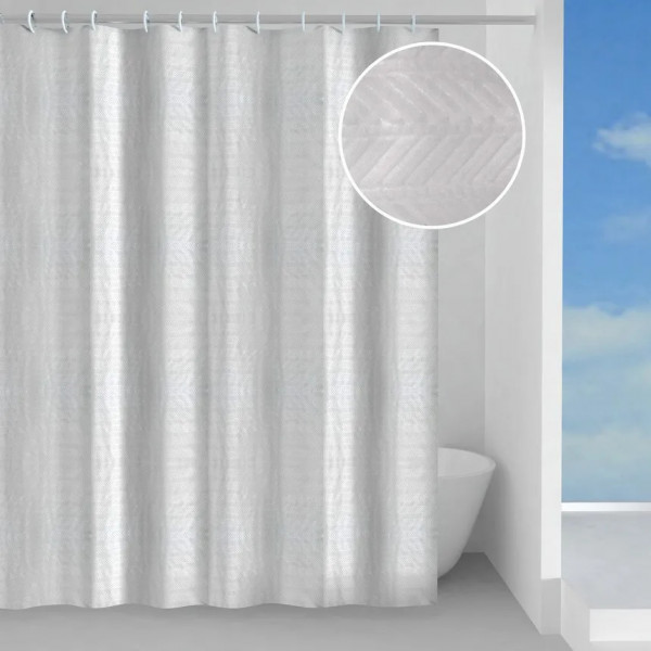 Neve tenda doccia in tessuto 180x200 cm