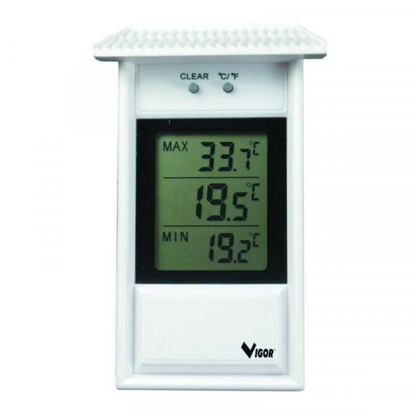 Vigor Termometro da Parete Modello Klee Electronic 