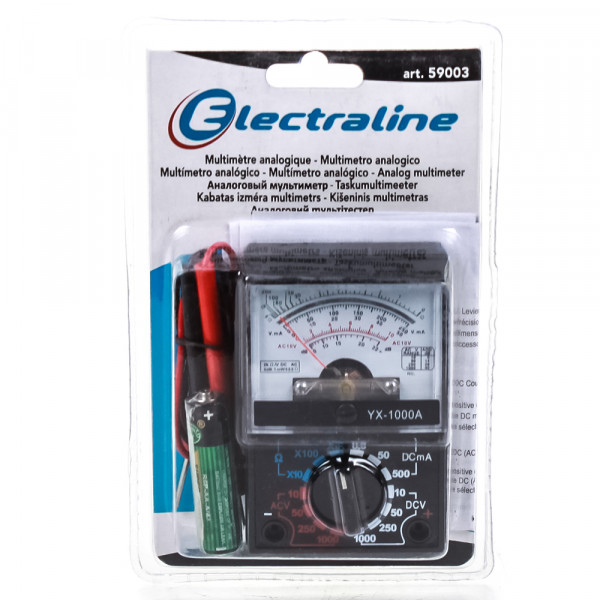 Multimetro analogico  YX-1000A Electraline 