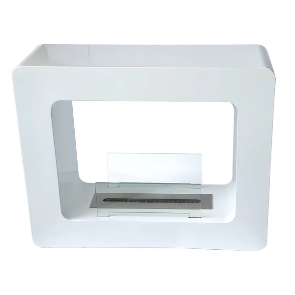 Camino A Bioetanolo Tikal Bianco Da Pavimento 1,7 Lt 47x60x25 cm 