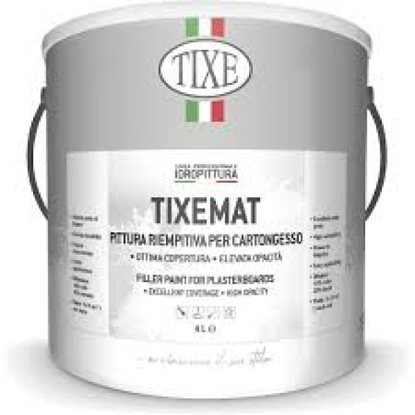 TIXEMATT PITTURA  RIEMPITIVA PER CARTONGESSO BIANCO FLACONE DA 14LT
