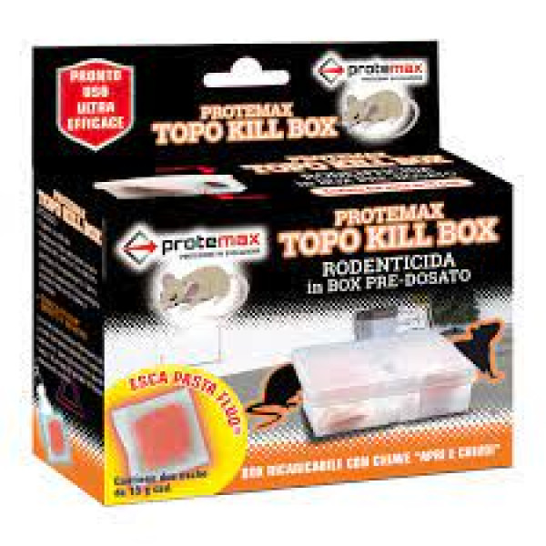 Trappola Topo Kill Box esca rodenticida